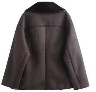 Timeless Shearling Cocoon Jacket