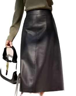 Urban Chic Leather Pencil Skirt