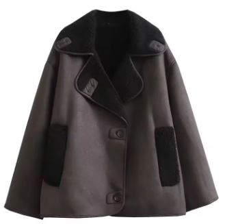 Timeless Shearling Cocoon Jacket