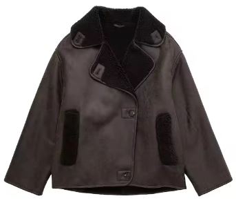 Timeless Shearling Cocoon Jacket