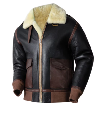 North Wind Shearling Bomber Jacket