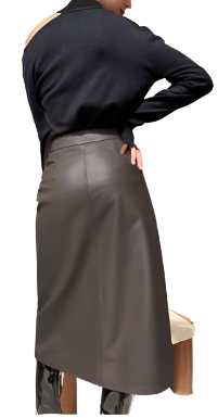 Urban Chic Leather Pencil Skirt