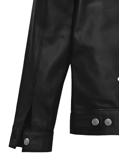 Genuine Leather Bomber Jacket for Men