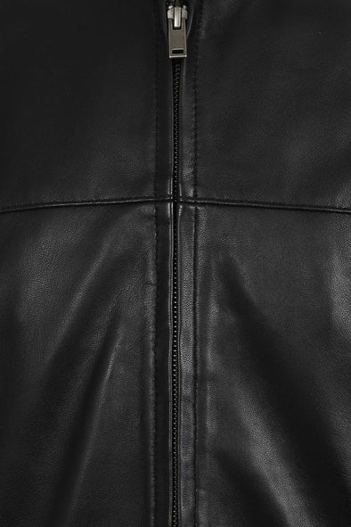 Men's Sleek Leather Jacket