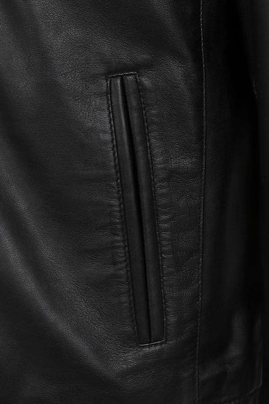 Men's Sleek Leather Jacket