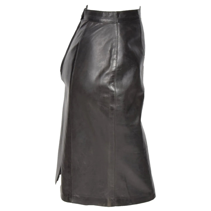 Ladies' Genuine Leather Pencil Skirt