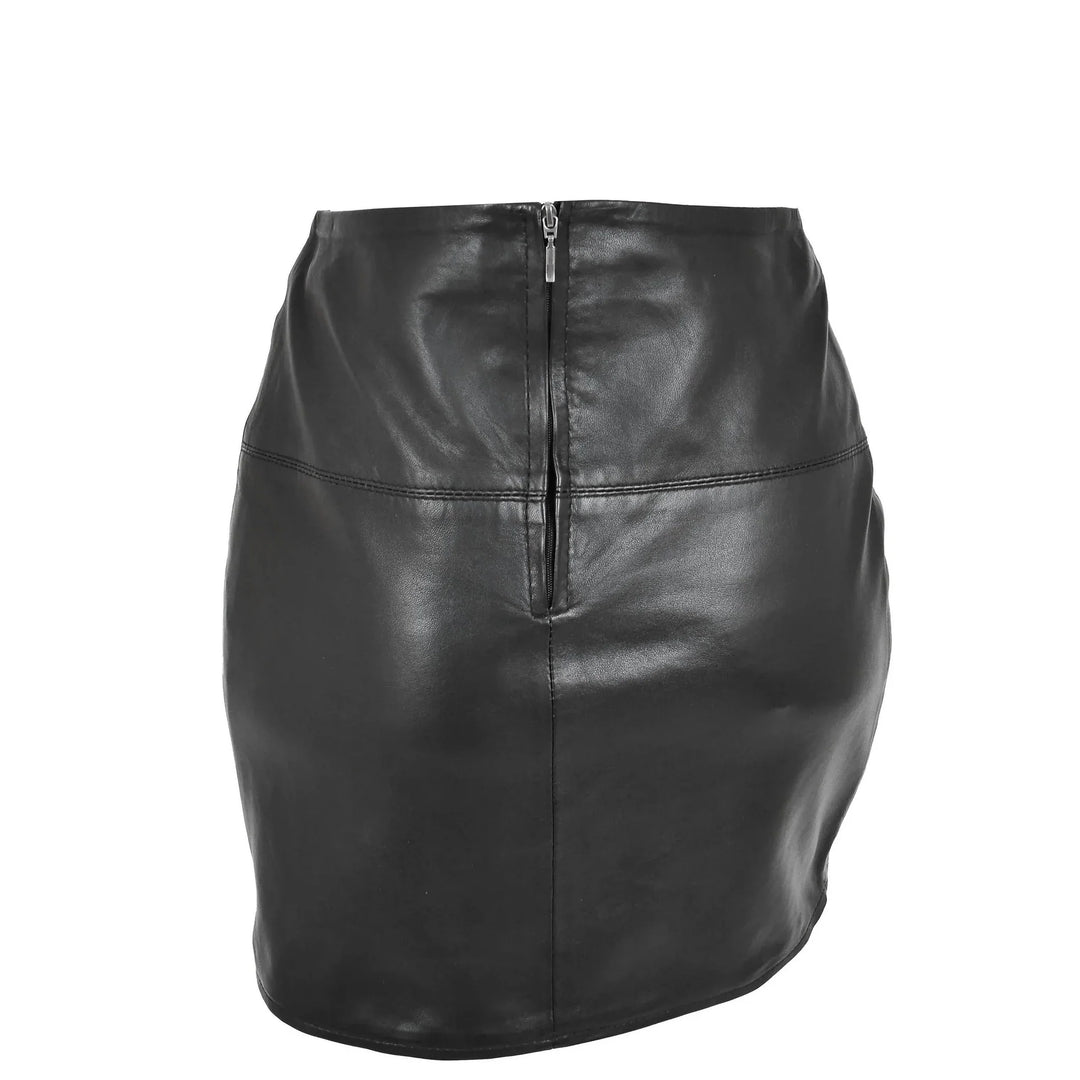 Ladies' Premium Genuine Leather Pencil Skirt