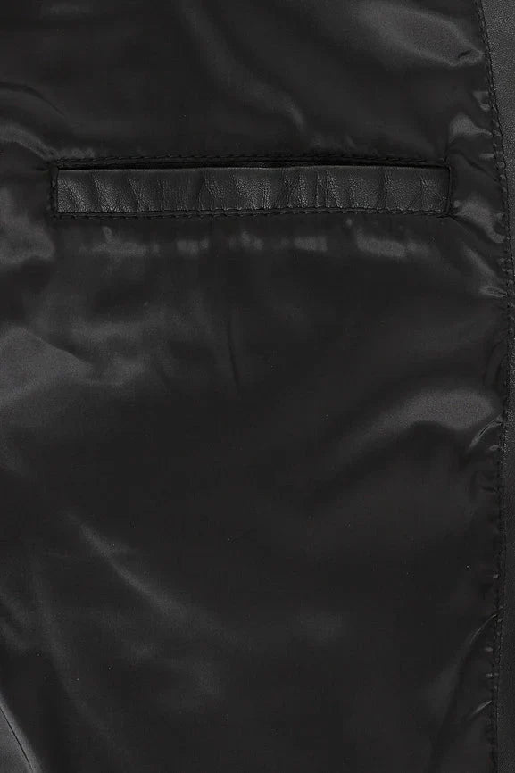 Ladies' Premium Quilted Leather Biker Jacket