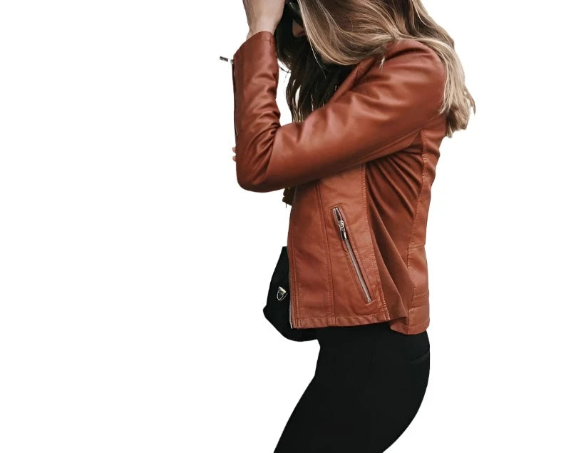 Ladies' Stylish Leather Jacket