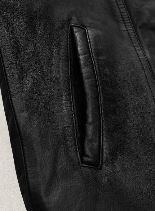 Leather Bomber Jacket for Men