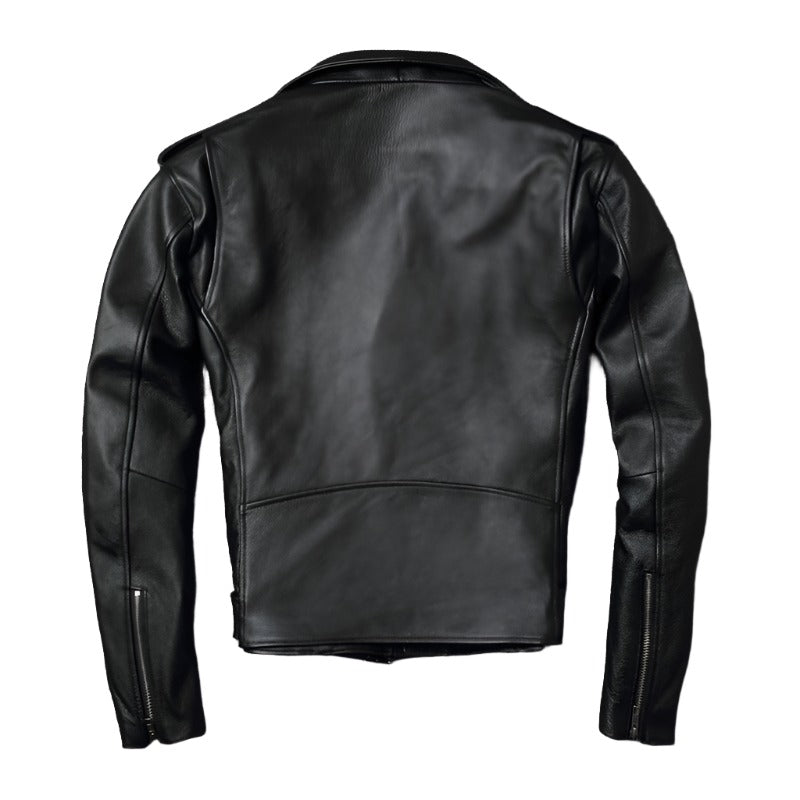 Men's Leather Biker Jacket