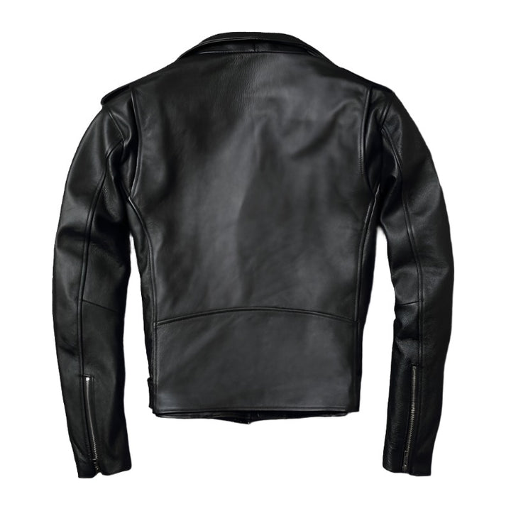 Men's Leather Biker Jacket