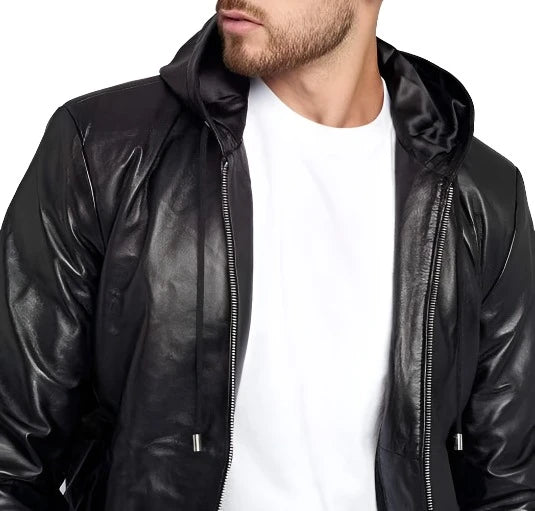 Men's Hooded Bomber Jacket