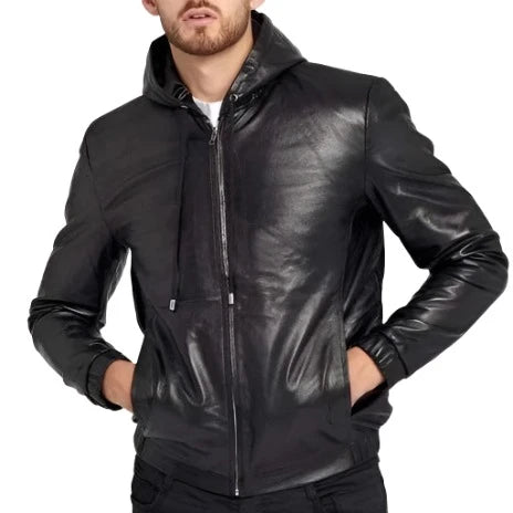 Men's Hooded Bomber Jacket