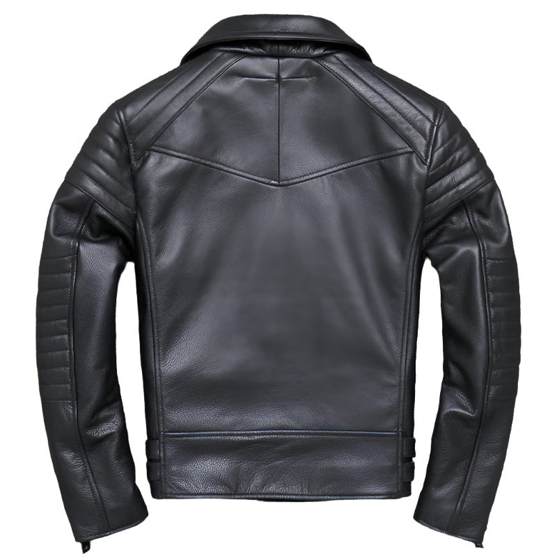 Men's Leather Biker Jacket