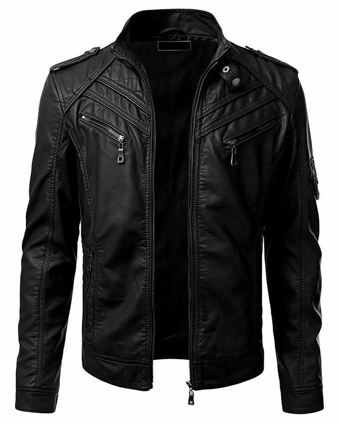 Men's Leather Classic Jacket