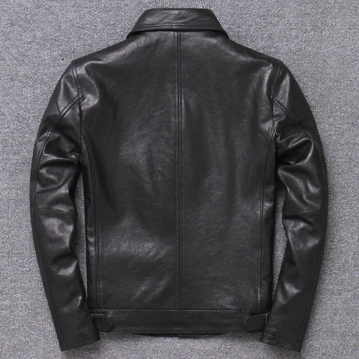 Men's Leather Moto Jacket