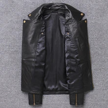 Men's Leather Moto Jacket