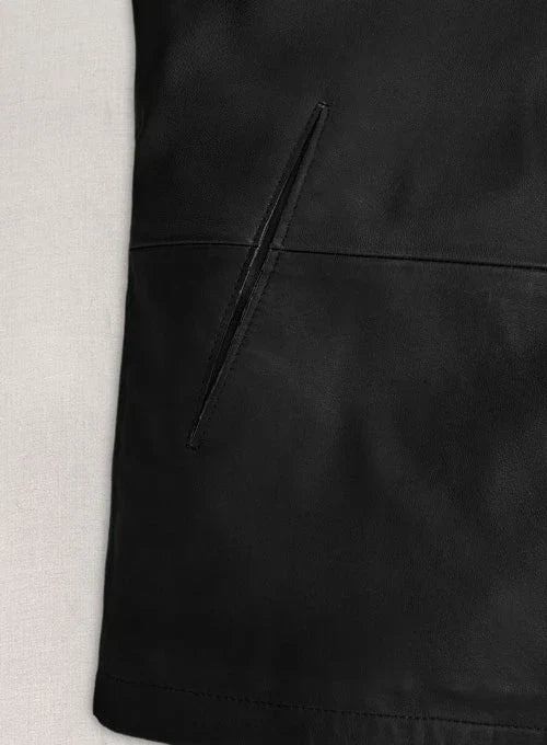 Timeless Men's Leather Bomber Jacket