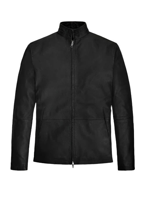 Timeless Men's Leather Bomber Jacket