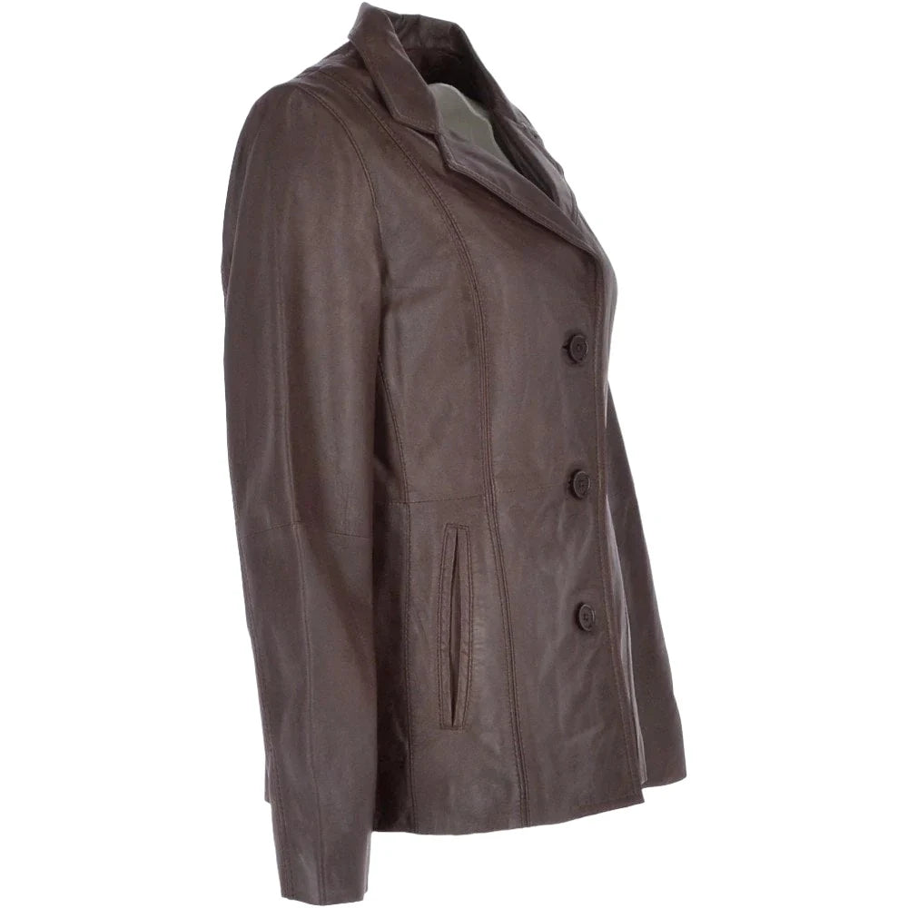 Women's Marabelle Long Leather Jacket