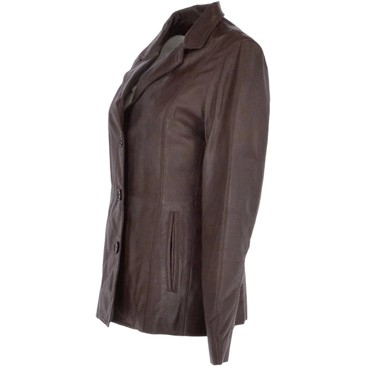 Women's Marabelle Long Leather Jacket