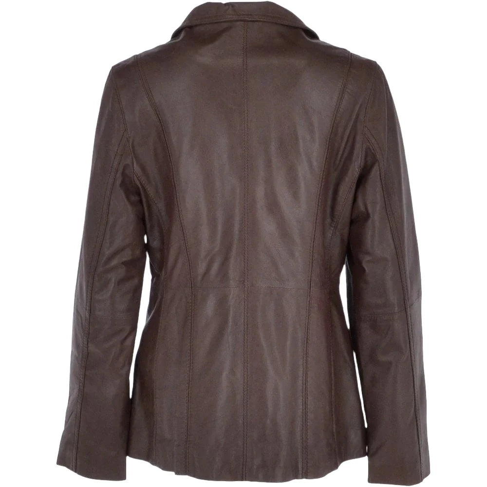 Women's Marabelle Long Leather Jacket