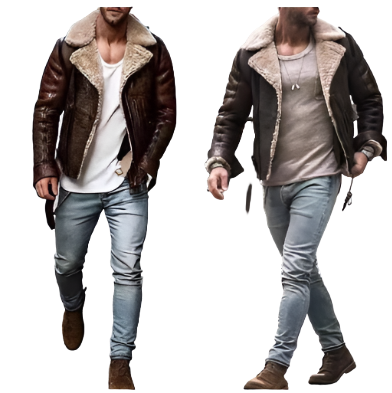 Highland Shearling Biker Jacket