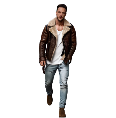 Highland Shearling Biker Jacket